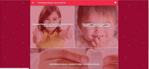 Indicaciones de acuerdo al tipo de traumatismo dentario según edad