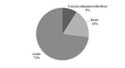 Participación del consumo de carbón en sus diferentes usos