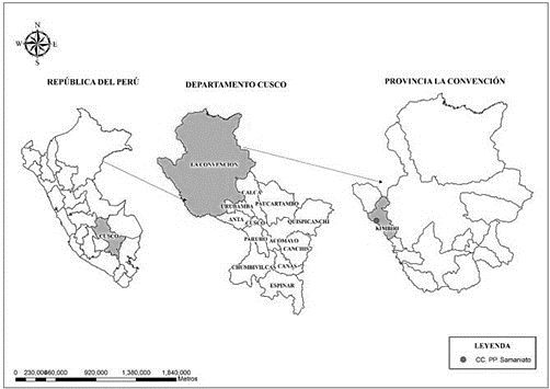 Localización del área de estudio