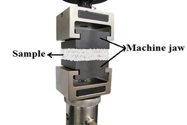 Testing machine for internal banding.