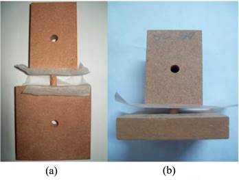 (a) Typical failure modes of the edge and (b) face specimens after withdrawal test.