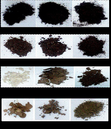 Samples of the Isolated lignins.