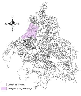 Miguel Hidalgo. Ubicaci&oacute;n