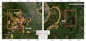 �reas de estudio, julio de 2023.