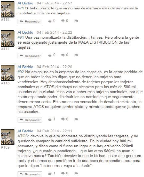 Horizonte de
expectativas a partir de la lectura de un nickmame