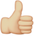 emoji thumbs-up (pulgar hacia arriba)