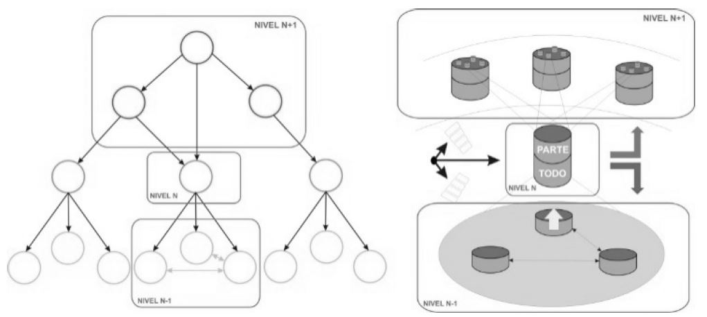 Car&aacute;cter fractal de la holarqu&iacute;a y modelo para su an&aacute;lisis.