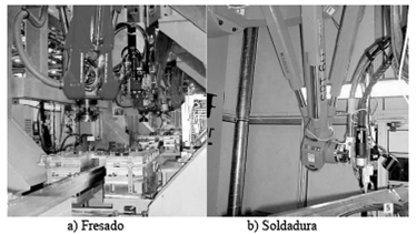 PKM Tricept en industria aeroespacial.
