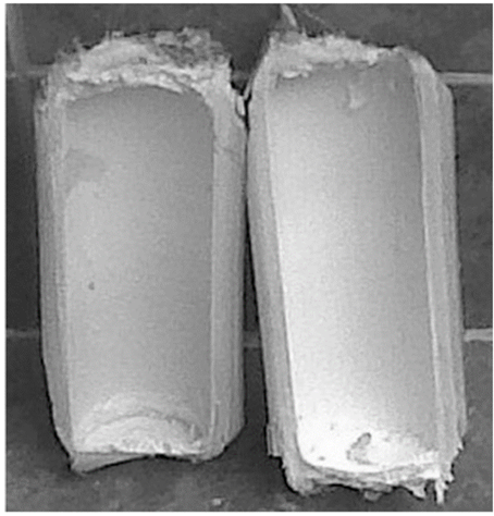 Parte interna del tallo (culmo).