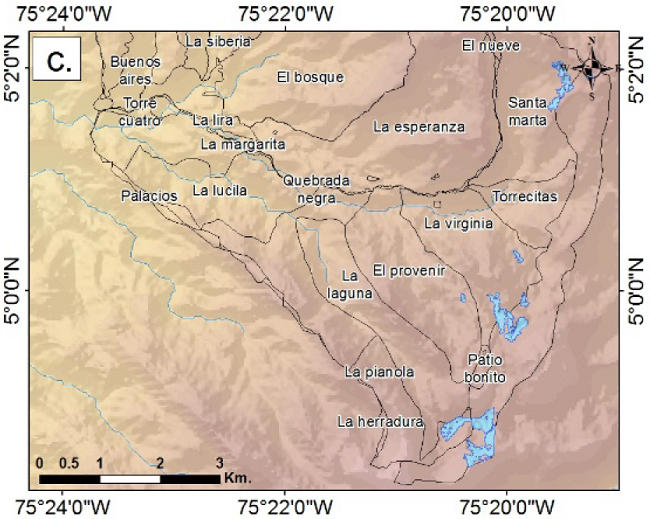 Multitemporal wetland analysis using multispectral optical images, for 1970, 2002, 2010, and 2014.