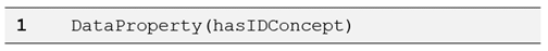 Piece of code: ID Data Properties