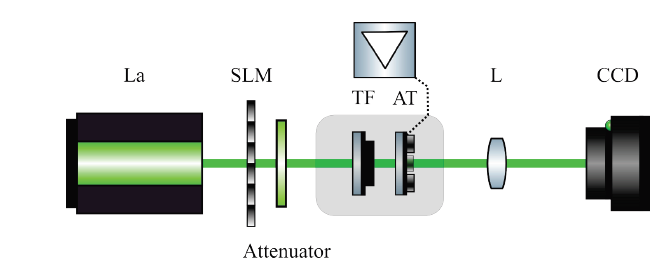 Experimental setup for verifying the topological charge from an OAM beam diffracted through straight edge.