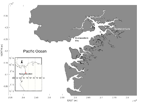 Localization of Buenaventura Bay (Col.)