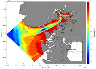 Bathymetry Buenaventura Bay (Col.)