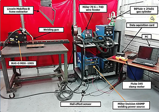 Welding equipment and devices used during the study.
