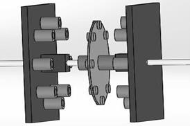 Full body by magnetic induction mechanism (SolidWorks)