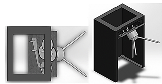 Simulation of the tourniquet.