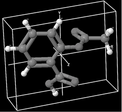 Ejemplo de imagen 3D de la estructura molecular del &Aacute;cido acetilsalic&iacute;lico.