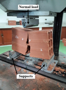 Experimental flexion test.