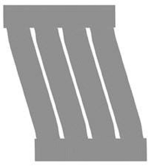 Deformed shape of SSP damper.