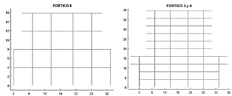 P&oacute;rticos del Banco de Manta modelados en CEINCI LAB.