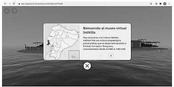 Página principal museo virtual IntiKilla,
