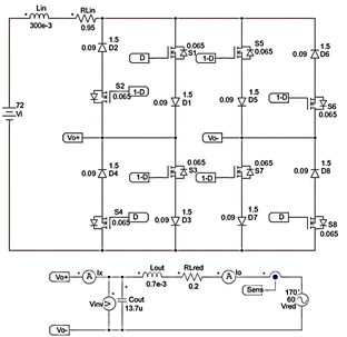 Bidirectional CSI converter schematic.
