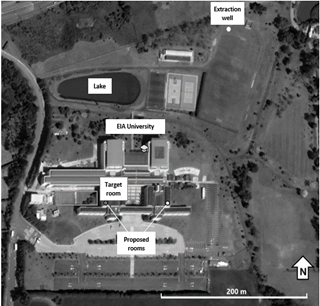 Location of the EIA University campus, Envigado, Colombia.