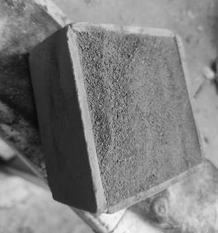 Samples, PLA and HTPLA under the sand