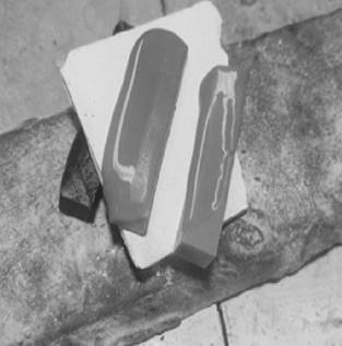 samples without coating, before annealing 200C, PLA material at 40% infill