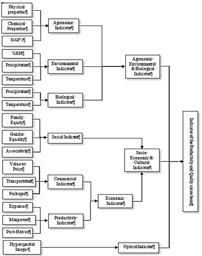 Waterfall model to evaluate the productivity and quality of the cocoa bean [11]