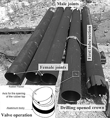Lost/Structural/Drilling casing and valve in detail.