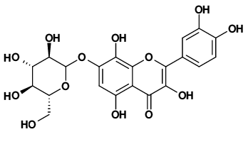 Gossypitrin chemical structure.
