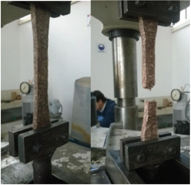 Tensile strength test.