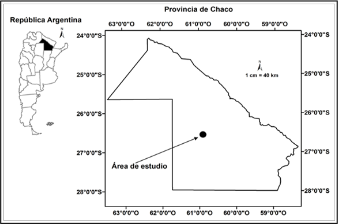 Ubicaci&oacute;n del &aacute;rea de
estudio.