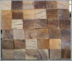 Distintas coloraciones de la madera.