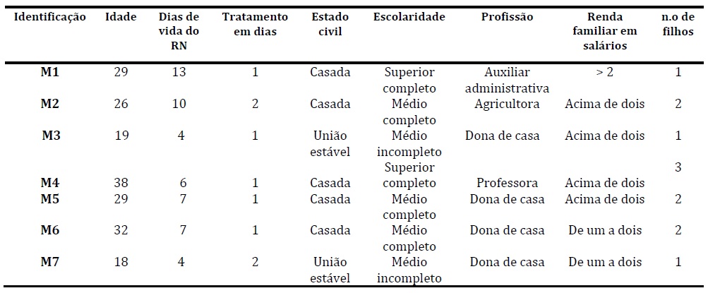 Perfil de mães
de RNs com icterícia, Maternidade de Mafra/SC, 2011.