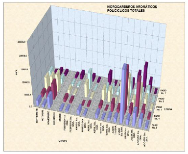 Hidrocarburos arom&aacute;ticos poloc&iacute;clicos totales.