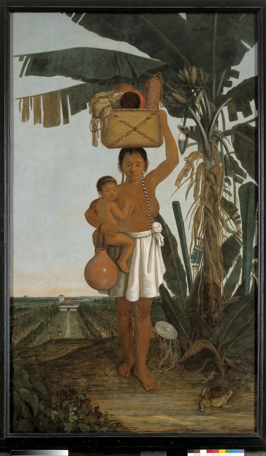 Mulher Tupi, 1641, �leo sobre tela