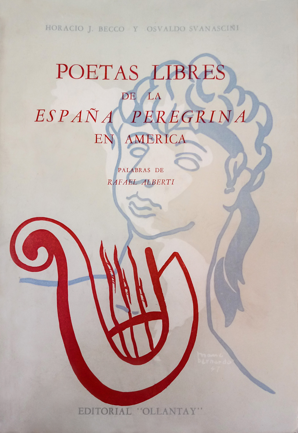 Cubierta de Poetas libres de la España peregrina en América