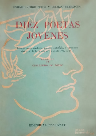 Cubierta de Diez poetas j�venes