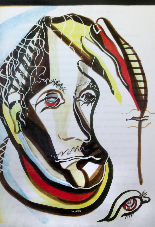 Mane Bernardo, ilustraci�n para un poemario in�dito de �ngel Nessi