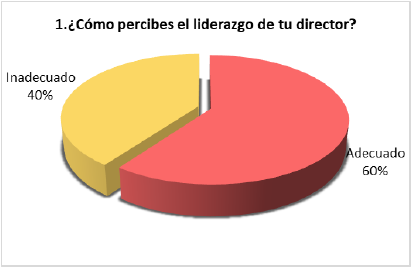 &iquest;C&oacute;mo percibes el Liderazgo de tu director?