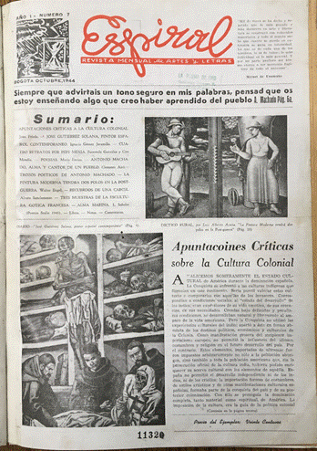 Car&aacute;tula del n&uacute;mero 7 de la revista Espiral