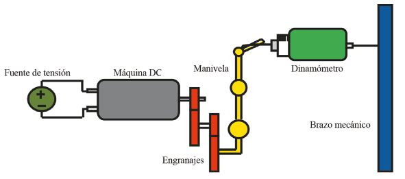Medici&oacute;n del torque en la m&aacute;quina DC.