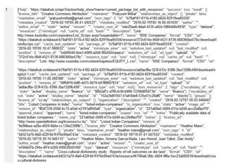 Segmento del archivo JSON descargado en la consulta