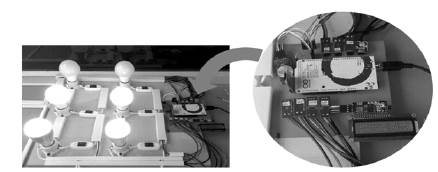 Vista del sistema en funcionamiento