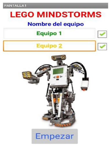 Pantalla principal de la aplicaci&oacute;n.