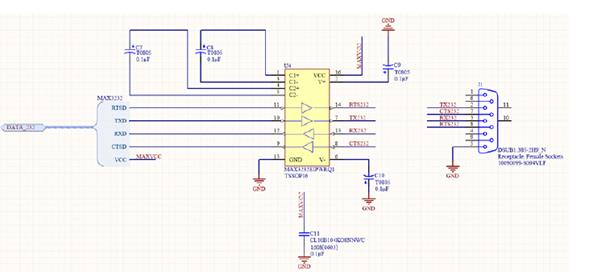 Reception block circuit.