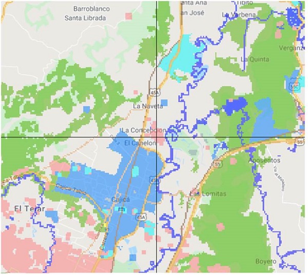 Installation point of the energy production monitoring system in a prototype of wind generators 